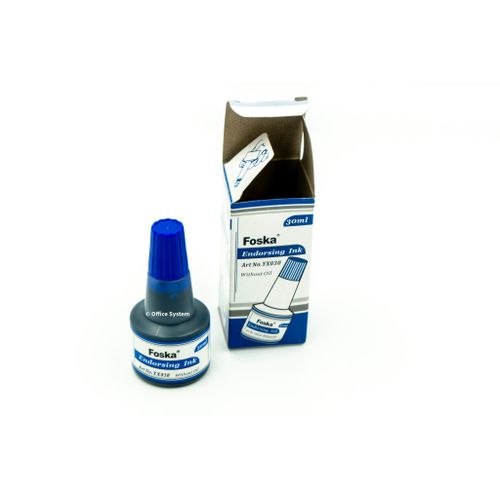 Encre pour tampon Bleu - Lot de 6