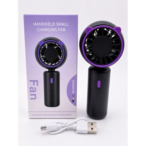 Ventilateur Portable 3 Vitesses – Rechargeable, Compact et Silencieux