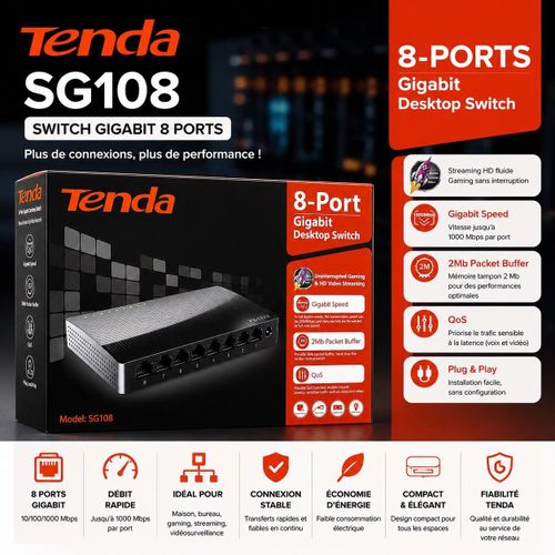 Switches 8 Port Gigabit Ethernet
