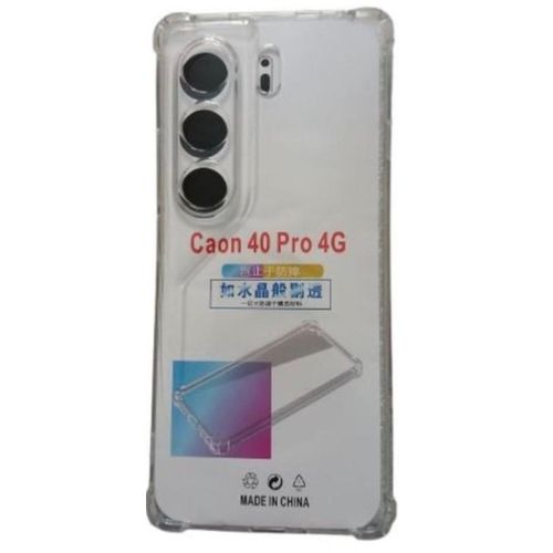 Coque Transparente Camon 40 Pro Avec Antichoc Fumé