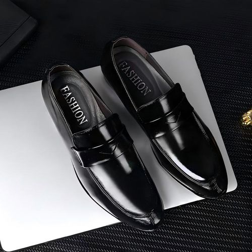 Chaussures en cuir pour homme à la mode / Chaussures habillées / Chaussures de ville / Chaussures de bureau Mocassins - Noir