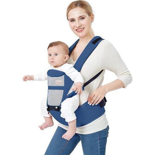Porte-bébé avec siège de hanche amovible de 0 à 3 ans