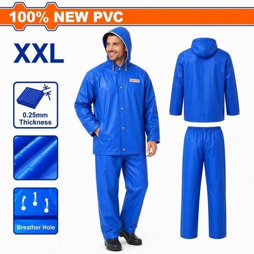WADFOW Ensemble Imperméable PVC Ultra Résistant avec Capuche Wadfoww YU