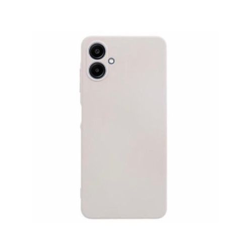 Coque Silicone Compatible Pour Samsung Galaxy A07 avec 1 Antichoc- Blanc