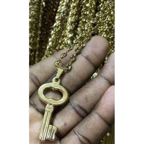 Chaîne En Grain De Café Médaillée Clé D'ouverture BH
