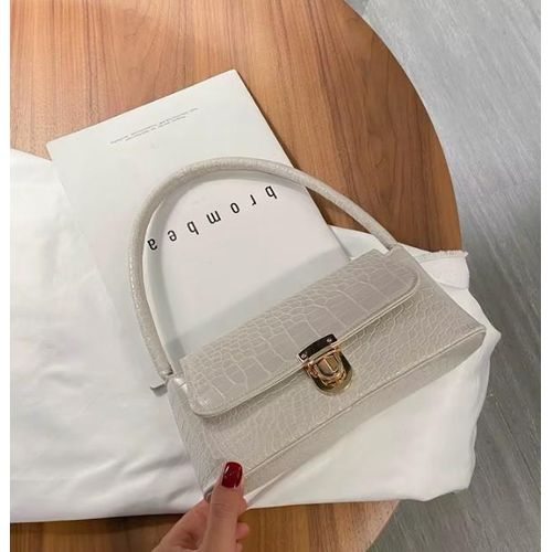 Sac porté épaule coréen nouveau modèle en PU (simili cuir), fermeture à loquet, polyvalent pour femme