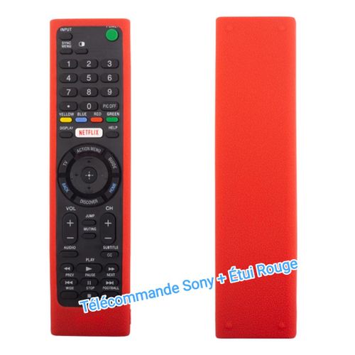 Télécommande Sony Télé androïde + Étui protection