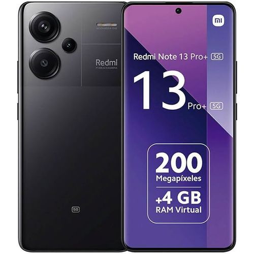 Redmi Note 13 Pro+ 5G - 8/256Go - 6,67" - 200 Mpx- NOIR