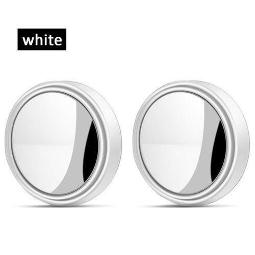 2pcs/paire Rétroviseur D'angle Mort -Blanc