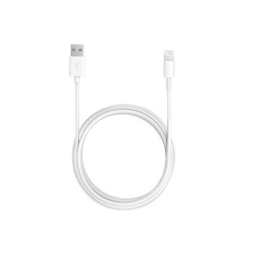 Cable USB Chargeur Connecteur Compatible IPhone Tous Série - Blanc