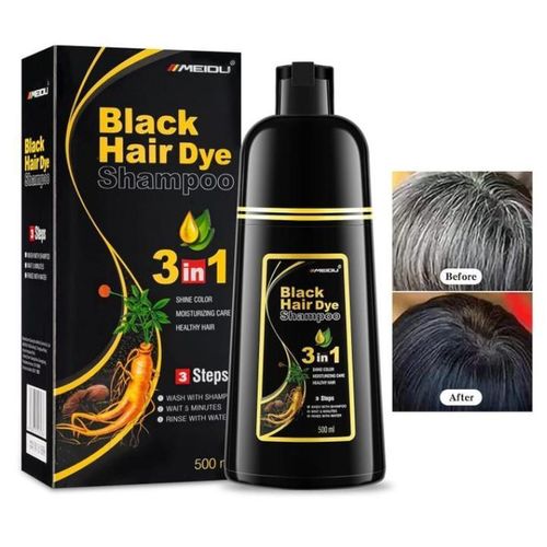 Shampooing colorant noir
