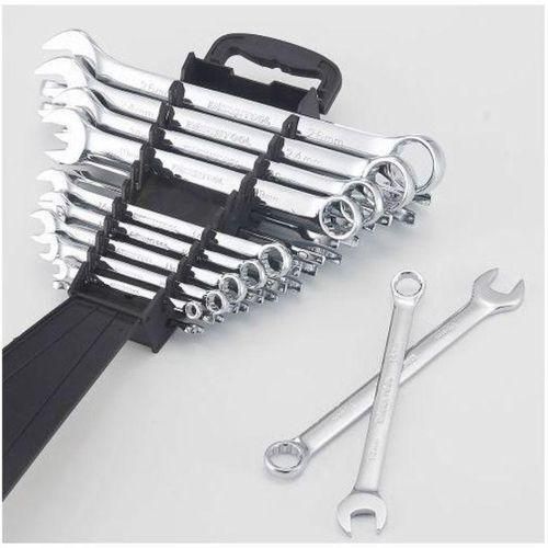 Jeu De 10 Clés Plate Mixte A Cliquet