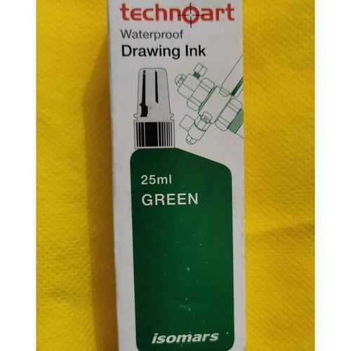 Lot De 5 Encres Tampon Vert Pour Encreur