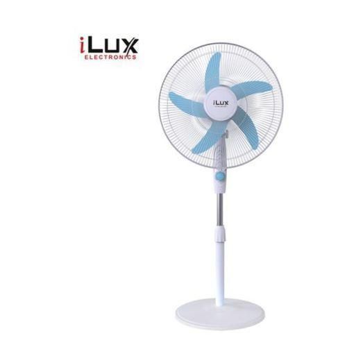 Ventilateur Rechargeable 18 Pouces - 5 Hélices Bleues