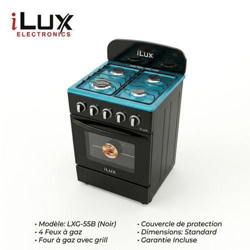 Cuisinière - Gaz 4 Feux LXG-55B - Noir