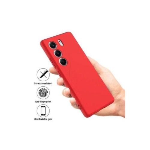 Coque En Silicone Compatible Pour Tecno CAMON 40 - ROUGE