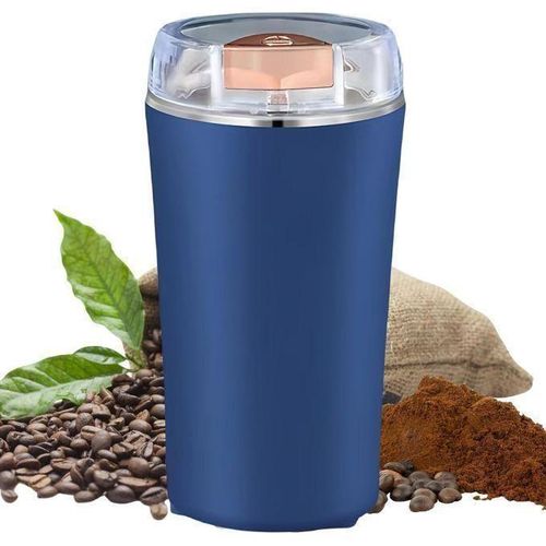 Très Puissant Moulin à Café, 200W Moulin à Café Électrique, avec Lames en Acier Inoxydable