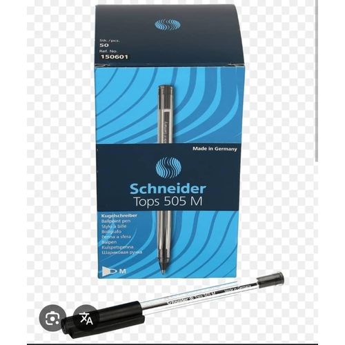 Stylo à bille sohnaider noir lot de 50 pièce