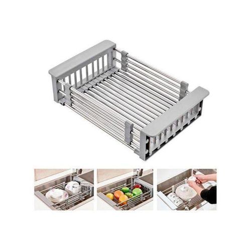 Égouttoir De Cuisine Multifonctionnel En Acier Inoxydable
