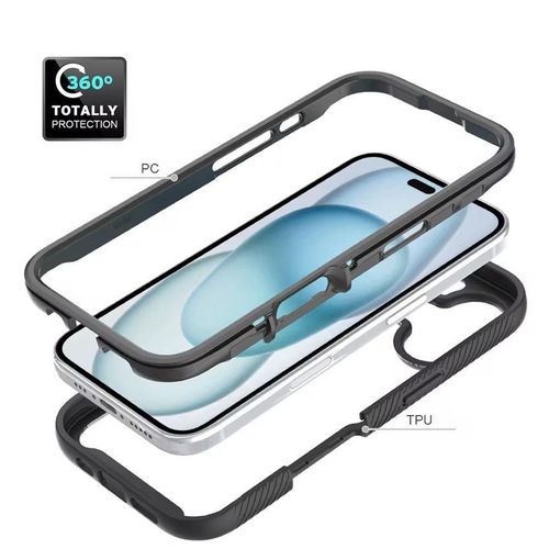 Coque Magnétique Vitré Double Face IPHONE 16 - Transparent