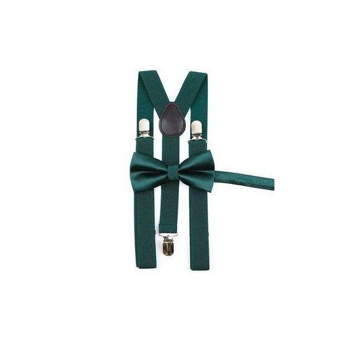 Une Bretelle + Un Noeud Papillon- Vert