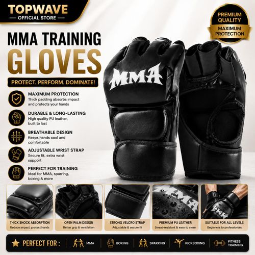 Gants de boxe mi-doigt, sacs de sable pour les arts martiaux et l'entraînement physique, gants de combat et de lutte.