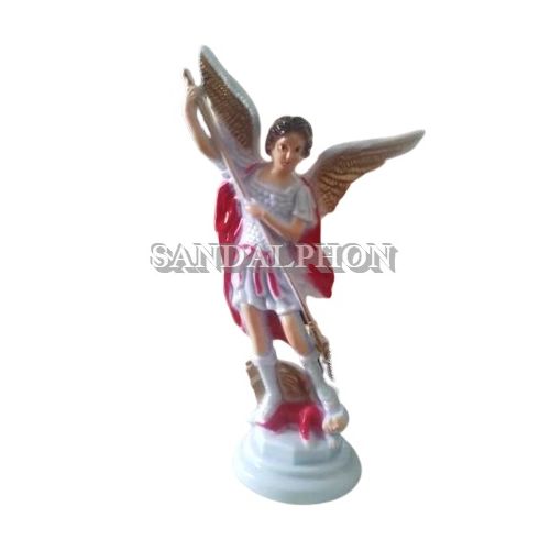Figurine Statue Archange Saint Michel- San Miguel Arcange- Ornements Religieux Catholiques