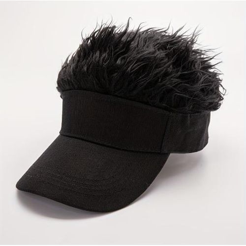 Casquette de baseball streetwear fantaisie style hip-hop européen/américain pour homme avec perruque, casquette snapback d'extérieur