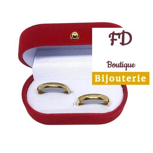 Bague Alliance De Mariage En Or Plaqué