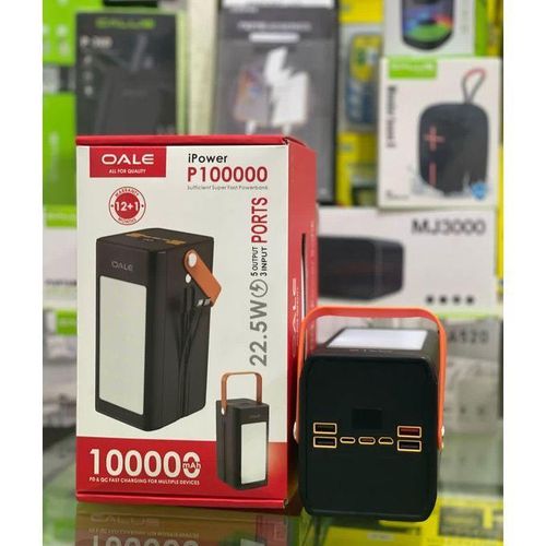 Power Bank OALE iPower P100000 – 10000mAh Charge Rapide 22.5W