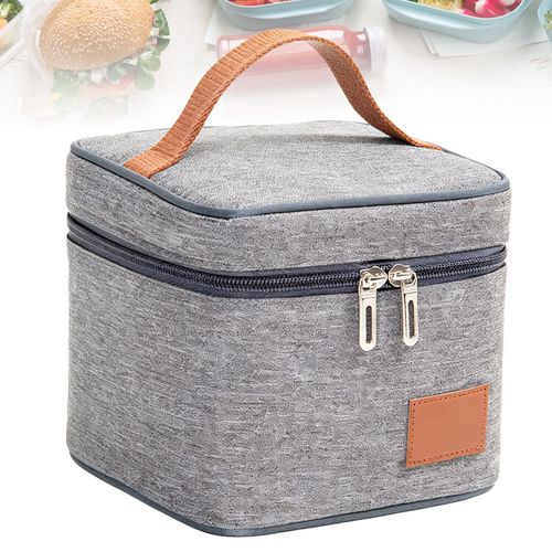 Sac à Repas Isotherme Carré Étanche pour Pique-nique Voyage