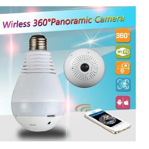 Ampoule Camera De Surveillance-blanc