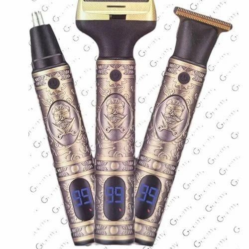 Tondeuse Électrique Multifonction 3-en-1 – Rechargeable avec Écran LED-Homme et Femme