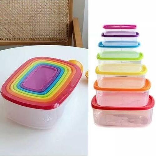 Bol de stockage de nourriture 5 pièces couleur multicolores