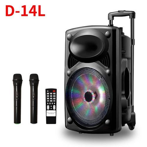 Enceinte Bluetooth Portable BAFFE D14 L" + 2 Micros