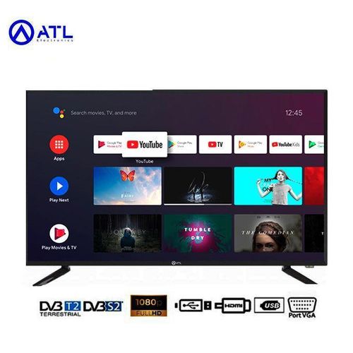 Télévison Smart TV 43 Android - Full HD /LED + support mural offert - ATL-43V7S - Android 12 - Noir - Garantie 12 Mois