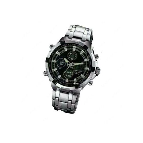 Quamer Montre Automatique Hommes – Acier – Gris