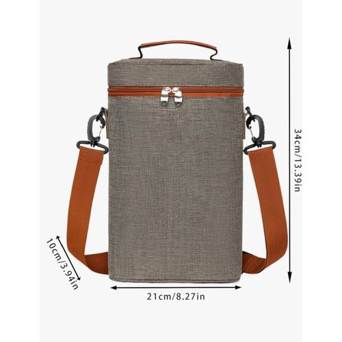 Grand Sac Isotherme Vertical – Sac Repas et Boissons pour Pique-nique et Plage