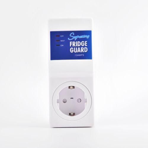 Fridge Guard , Protection moteur frigo, Pare-surtension 13A Automatique avec Temporisation, Regulateur , Protecteur congelateur, Prise anti-coupure