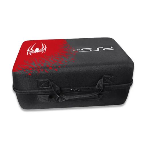 Sacs de Transport pour PS5, Étui de Voyage/ Protections pour PlayStation Console PS5 Slim à Bandoulière, Manette,