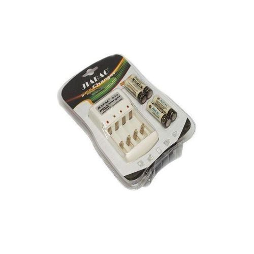 Chargeur Alimentation Piles + 4 Piles Rechargeables 800 MAh