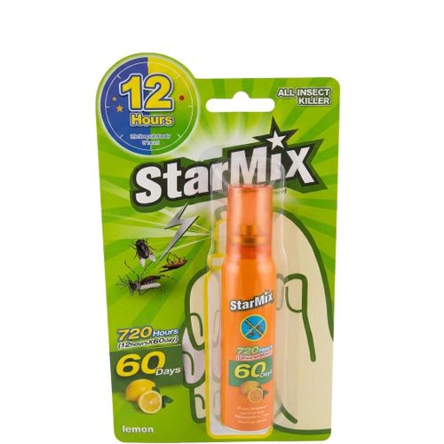 Insecticide Concentré StarMos Citron – Protection 60 Jours / 720 Heures – Anti-Moustiques et Cafards – Format Économique