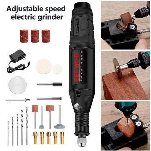 Mini kit de meulage 12 V CC pour perceuse meuleuse outil de fraisage dcoupe polissage et gravure