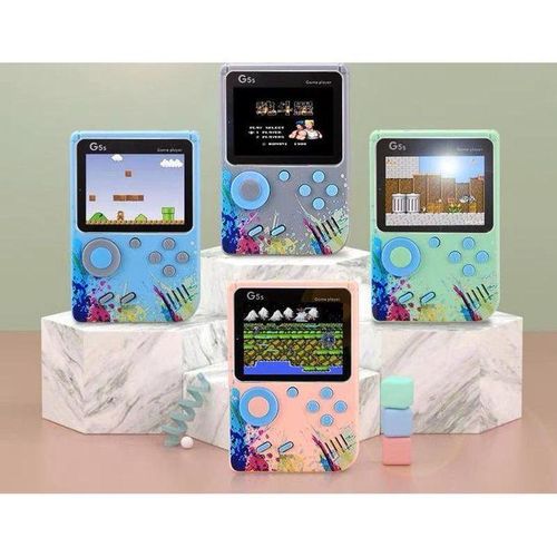 Console de jeu portable G5 avec 500 jeux rétro intégrés, mini console de jeu électronique portable, cadeau idéal pour enfants et adultes