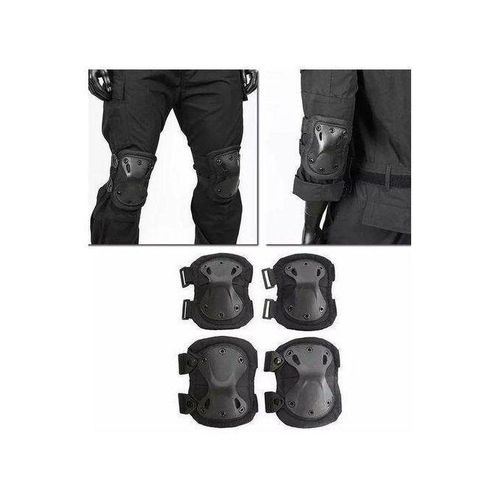 Kit de Protection Coude Et Genoux Sport, Moto, ... - Noir