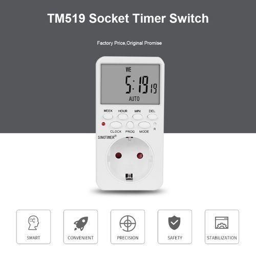 Prise De Minuterie à économie D'énergie，Arrêt Programmé Prise Intelligente