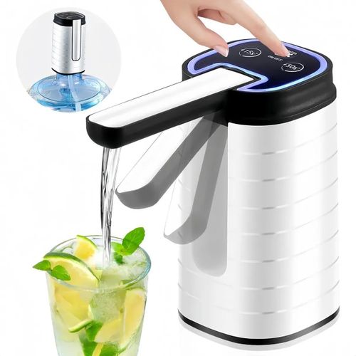 Pompe à distributeur d'eau électrique, pompe à eau pliante portable, réglage à trois vitesses