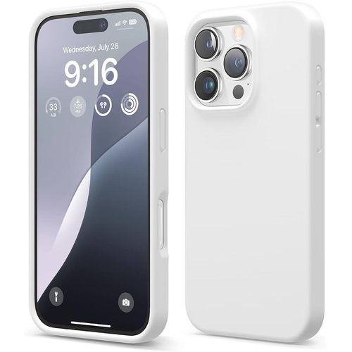 iPhone Coque en Silicone IPhone 16 Pro - Blanc