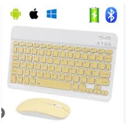 Clavier et Souris Sans Fil Ultra-Slim – Design Moderne et Confort d’Utilisation