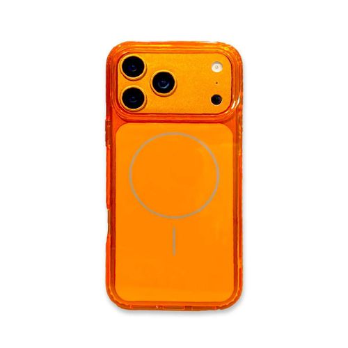 Coque Arrière Magsafe Compatible Pour Iphone 17 PRO - ORANGE